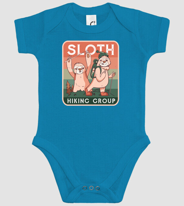 Grupul de amatori de drumeție Leneș model turcoaz pe tricou