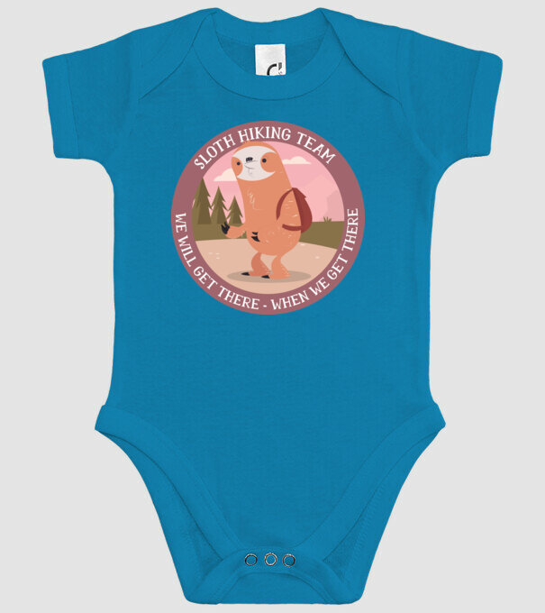 Leneș drumeție - Vom ajunge, atunci când vom ajunge model turcoaz pe tricou