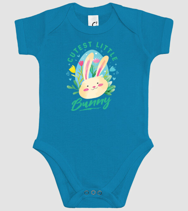Cel mai dulce iepuraș model turcoaz pe tricou