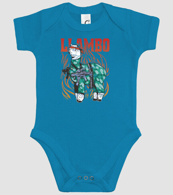 Llambo Lama model turcoaz pe tricou