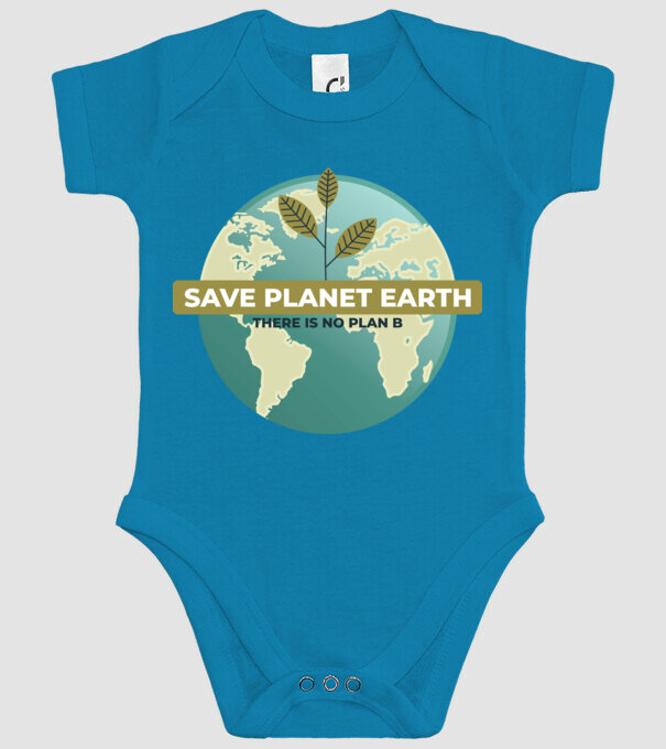 Să salvăm Pământul, nu există o altă planetă model turcoaz pe tricou