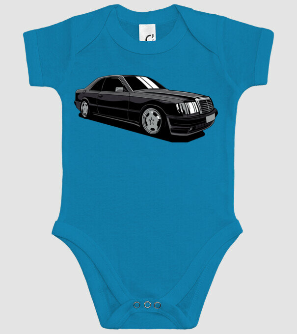 Mercedes model turcoaz pe tricou