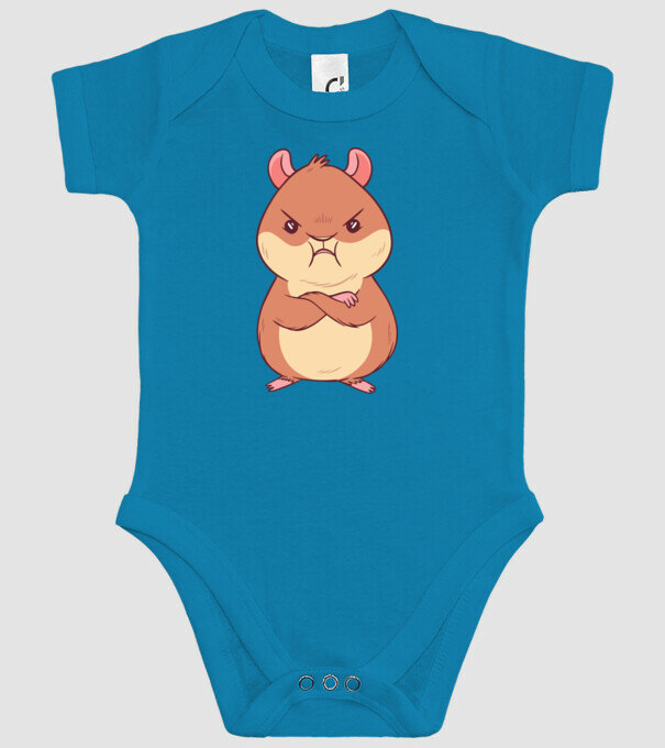 Hamster furios model turcoaz pe tricou