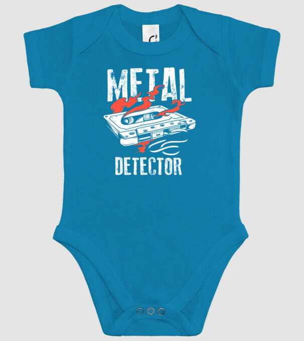 Detector de metale Casetă model turcoaz pe tricou