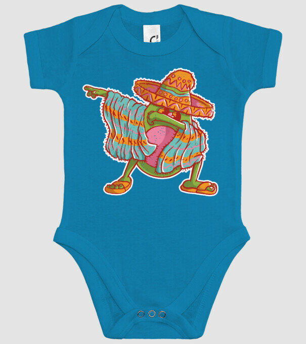Avocado mexican DAB model turcoaz pe tricou