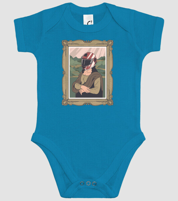 Mona Lisa Concurent model turcoaz pe tricou
