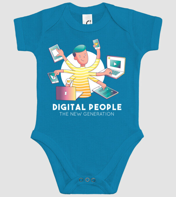 Oamenii multitasking sunt generația viitoare model turcoaz pe tricou