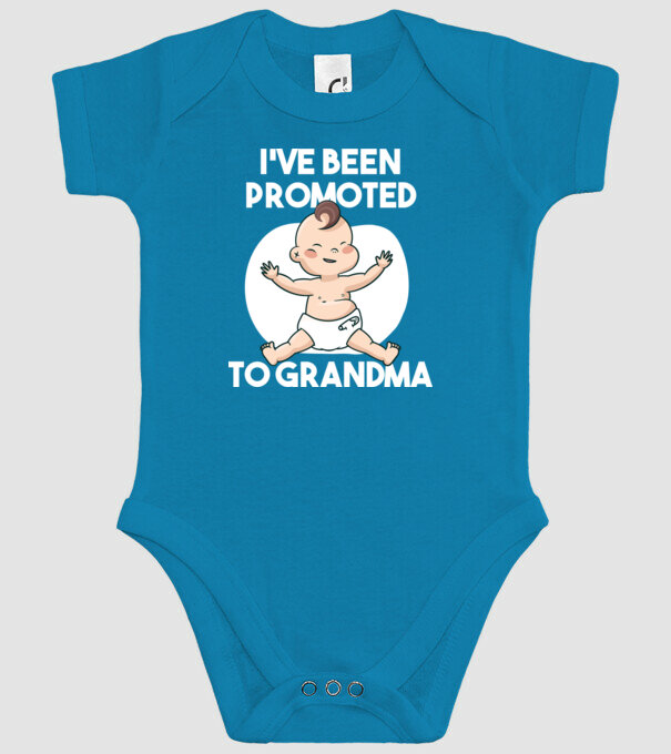Am devenit bunică model turcoaz pe tricou