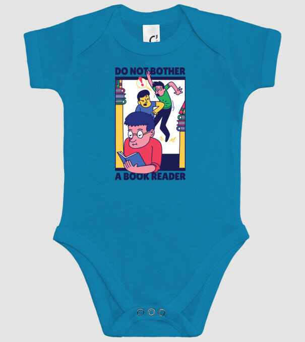 Nu mă deranja în timp ce citesc model turcoaz pe tricou