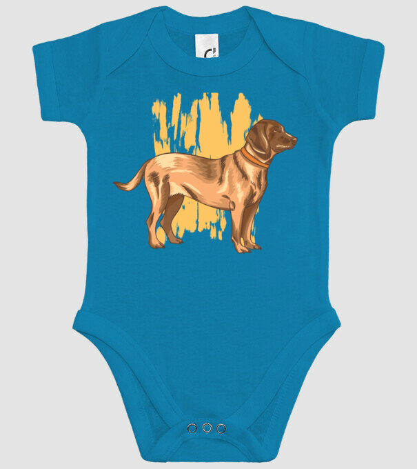 Câine de vânătoare german model turcoaz pe tricou