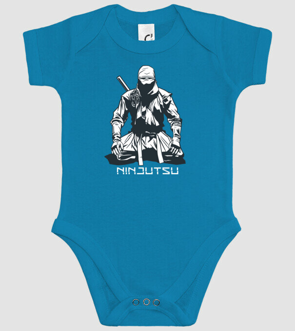Ninja model turcoaz pe tricou
