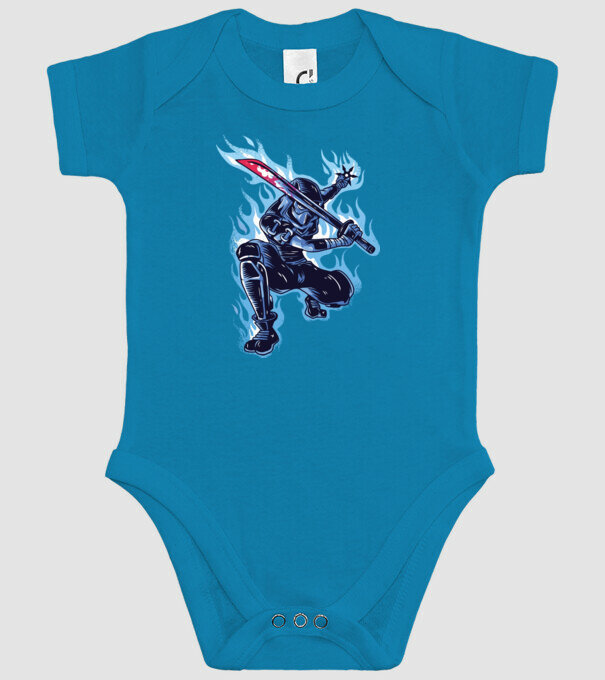 Ninja Sub Zero model turcoaz pe tricou