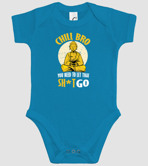 Calmează-te, lasă acel rahat Buddha model turcoaz pe tricou