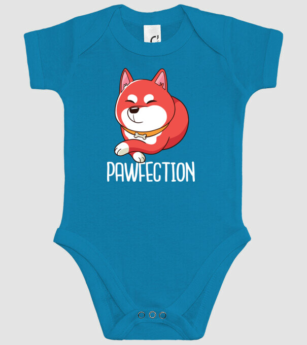 Pawfection Shiba Perfect model turcoaz pe tricou