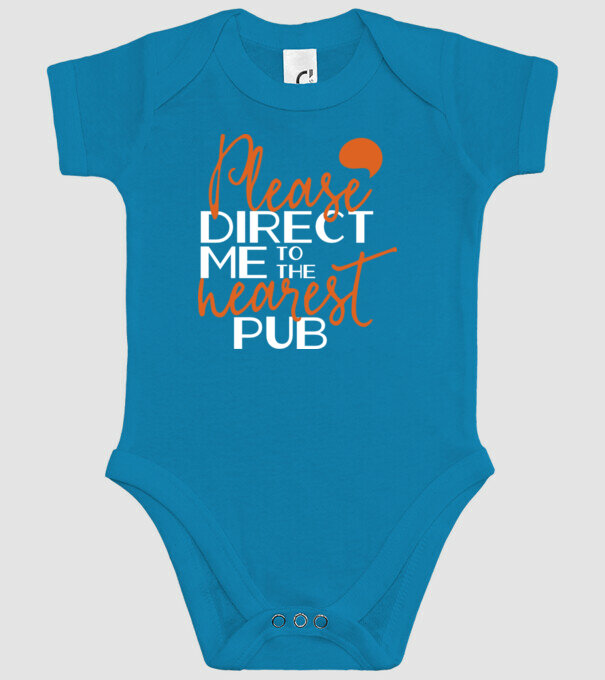 Please direct me to the nearest pub model turcoaz pe tricou