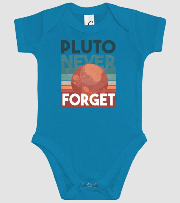 Pluto never forget model turcoaz pe tricou