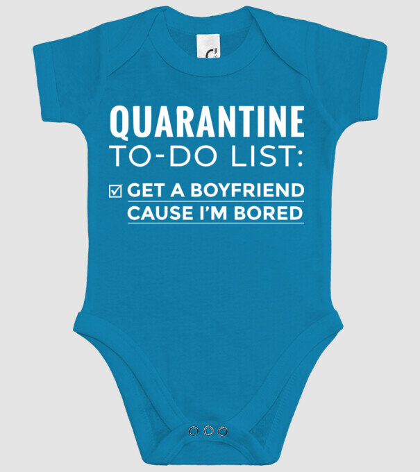 Quarantine to do list model turcoaz pe tricou