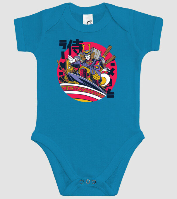 Samurai Ramen Surf model turcoaz pe tricou