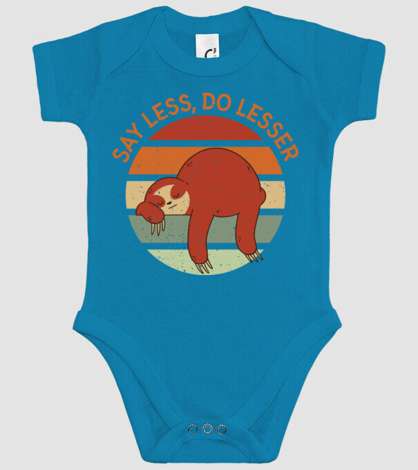 Say less, do lesser cu Leneș model turcoaz pe tricou