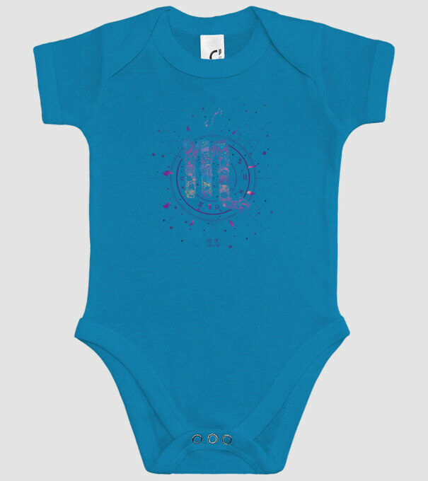 Scorpio Zodiac model turcoaz pe tricou
