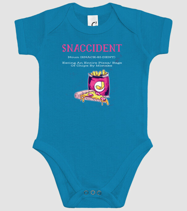 Snaccident model turcoaz pe tricou