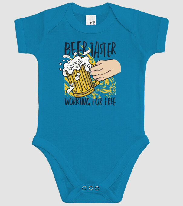 Degustare de bere model turcoaz pe tricou