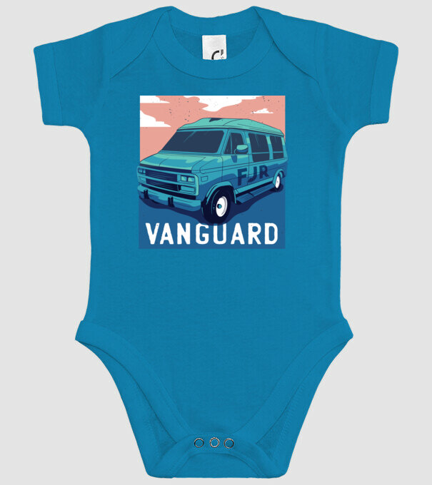 Microbus Sport Autocaravană model turcoaz pe tricou