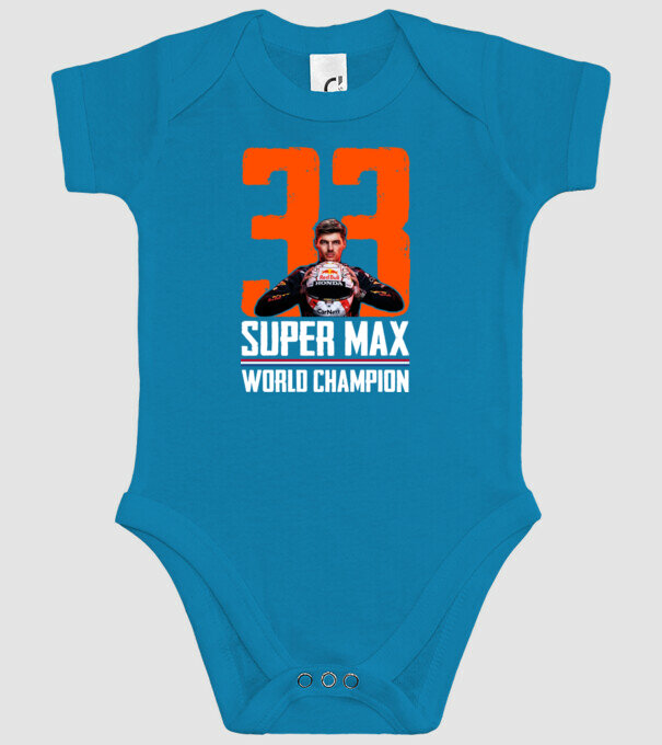Super Max Formula 1 World Champion model turcoaz pe tricou