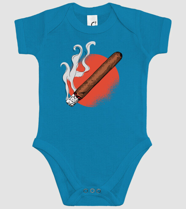 Trabuc model turcoaz pe tricou