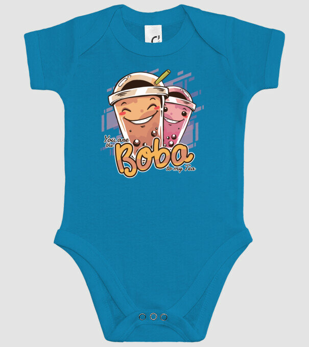 Tu ești Boba pentru ceaiul meu model turcoaz pe tricou