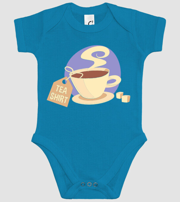 Teashirt model turcoaz pe tricou