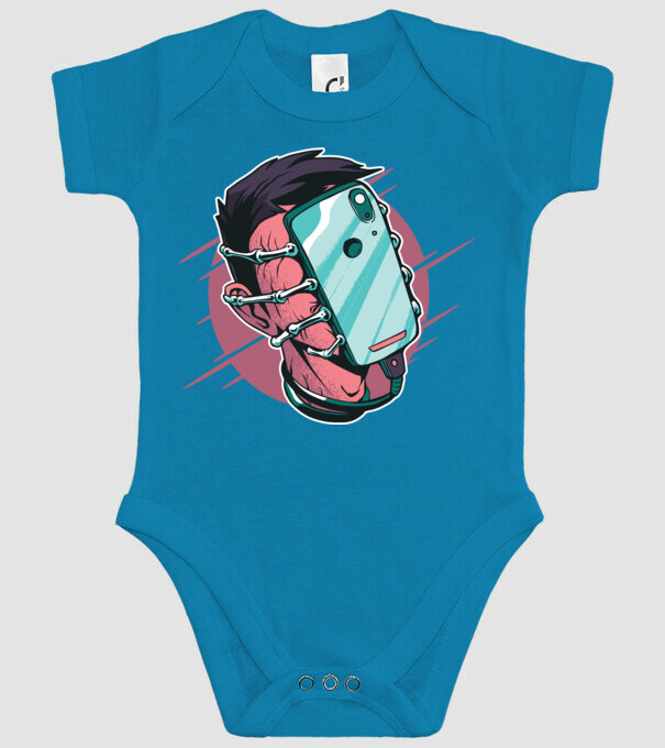 Telefon Facehugger tricou amuzant model turcoaz pe tricou