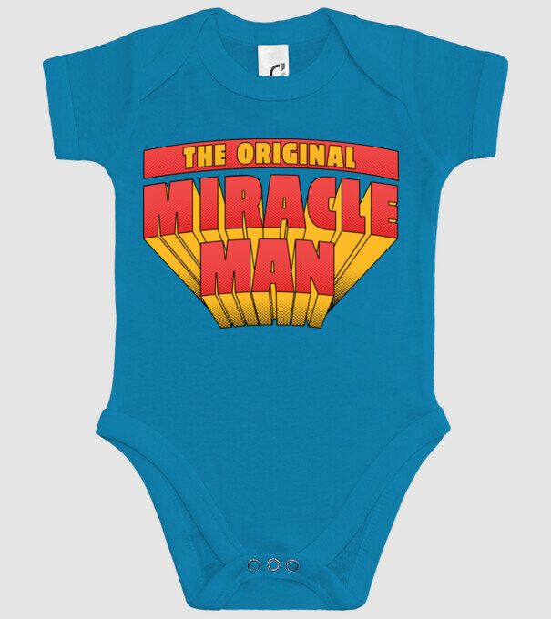 The Original Miracle Man model turcoaz pe tricou