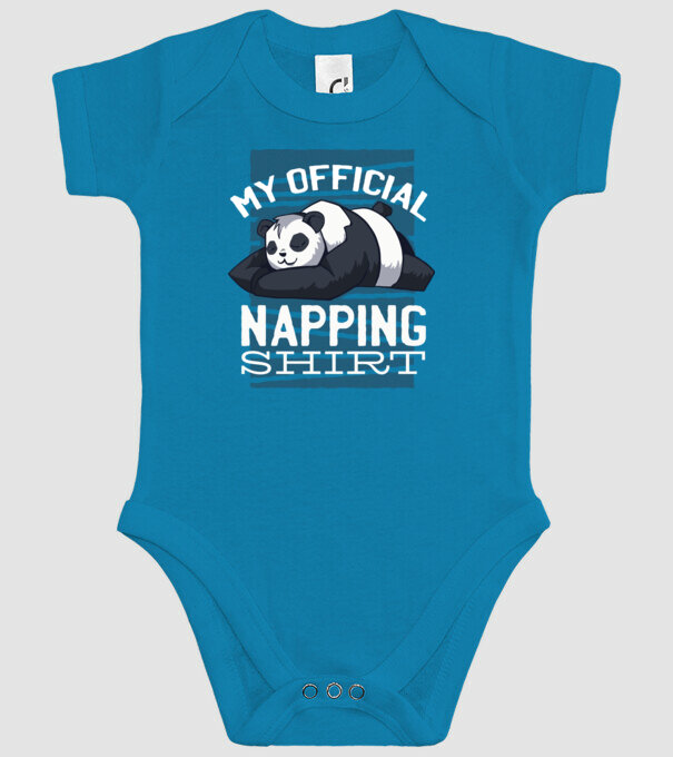 This is my official napping T-shirt, tricou amuzant odihnă model turcoaz pe tricou