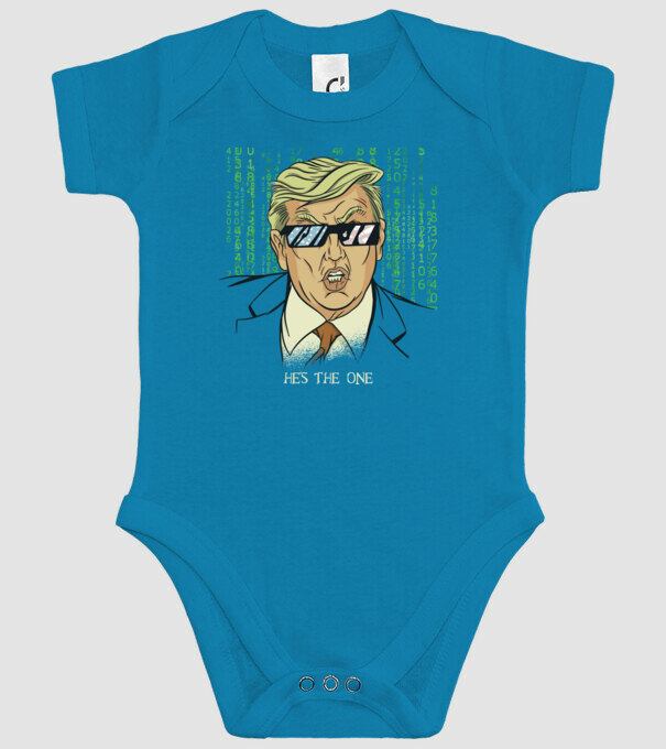 Trump Mátrix model turcoaz pe tricou