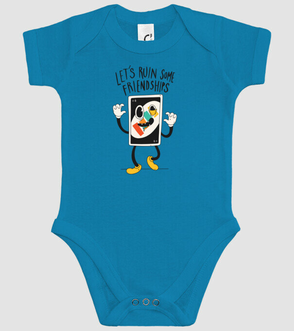 UNO +4 Cărți model turcoaz pe tricou