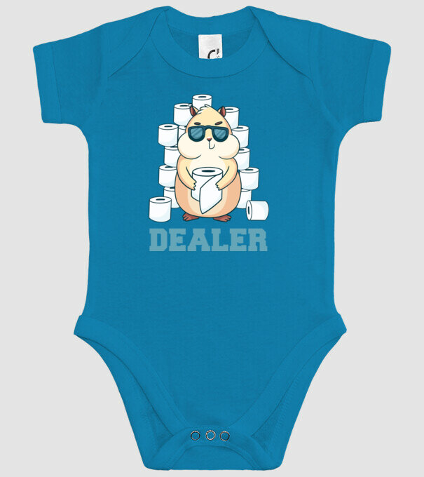 Dealer model turcoaz pe tricou