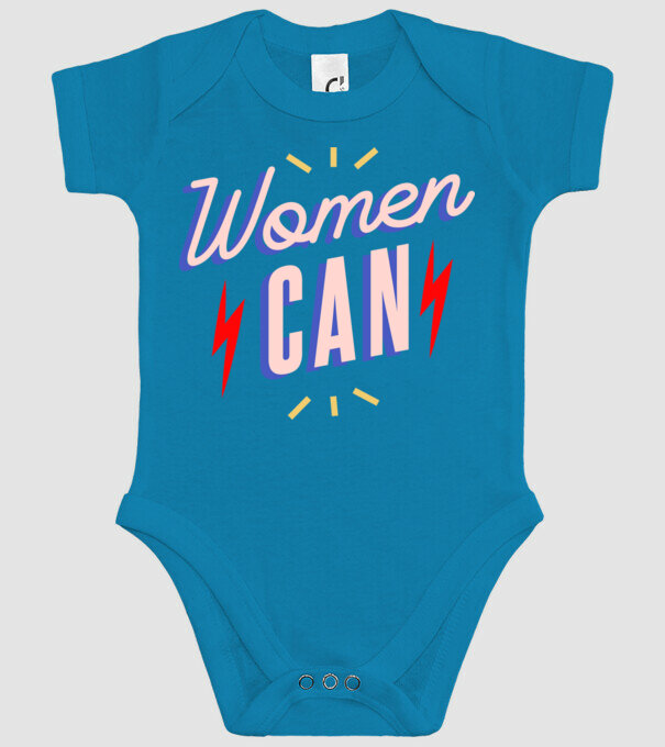 Women Can de Ziua Femeii model turcoaz pe tricou