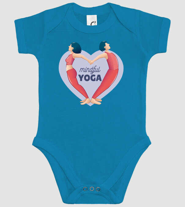 Dragoste Yoga - tricou Yoga model turcoaz pe tricou