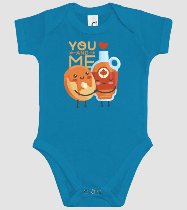 'You and Me tricou cuplu pentru Valentine''s Day' model turcoaz pe tricou