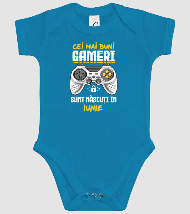 cei mai buni gameri sunt născuți în iunie model turcoaz pe tricou
