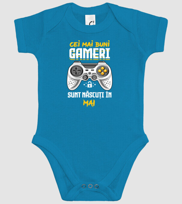 cei mai buni gameri sunt născuți în mai model turcoaz pe tricou