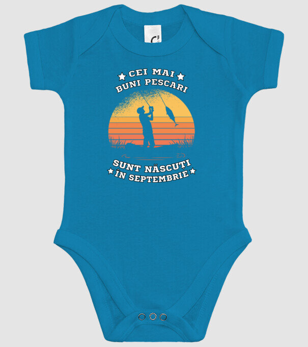 Cei mai buni Pescari sunt născuți în Septembrie model turcoaz pe tricou