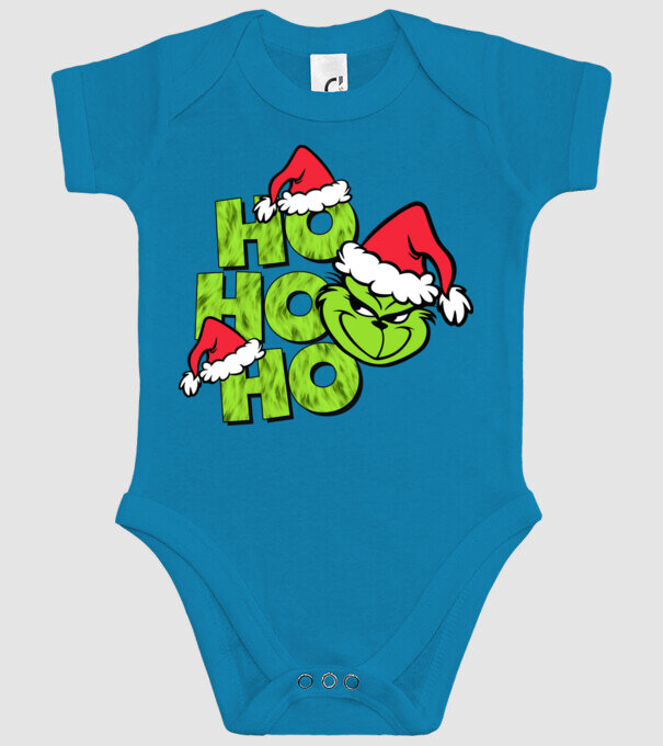 Ho Ho Ho - Grinch model turcoaz pe tricou