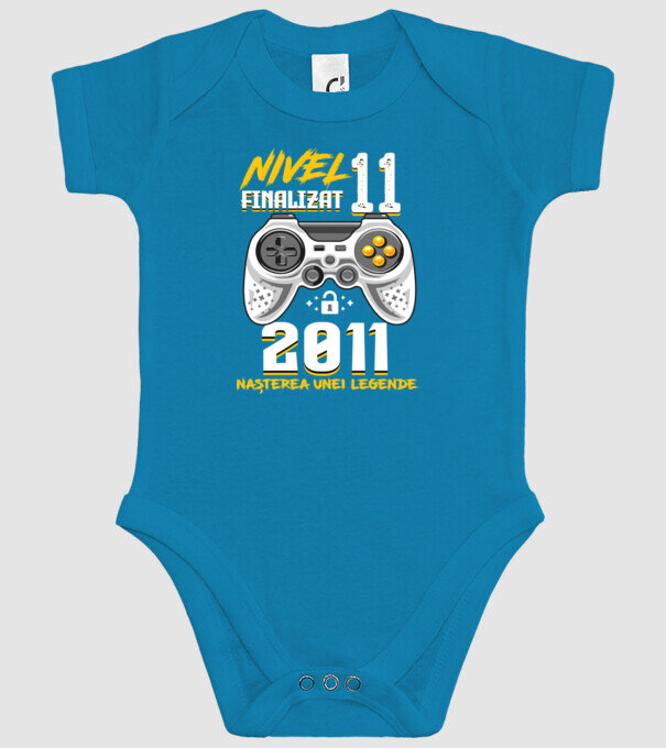 Nivel 11 finalizat. 2011 nașterea unei legende model turcoaz pe tricou