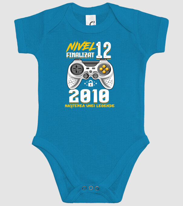 Nivel 12 finalizat. 2010 nașterea unei legende model turcoaz pe tricou