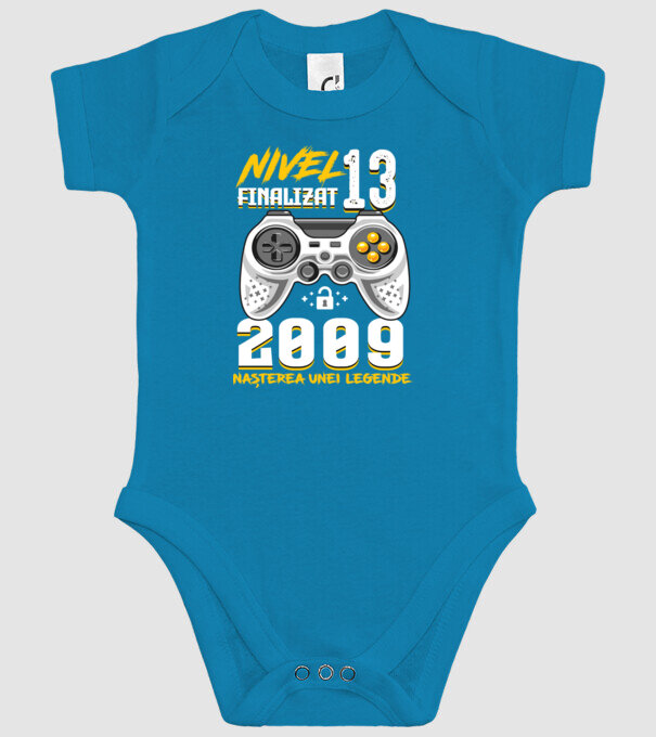 Nivel 13 finalizat. 2009 nașterea unei legende model turcoaz pe tricou