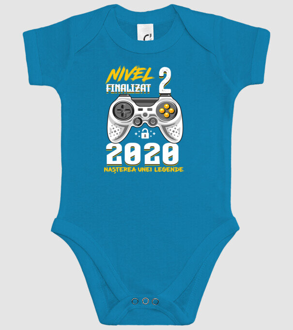 Nivel 2 finalizat. 2020 nașterea unei legende model turcoaz pe tricou