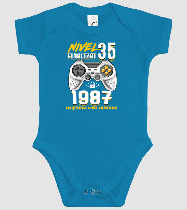 Nivel 35 finalizat. 1987 nașterea unei legende model turcoaz pe tricou