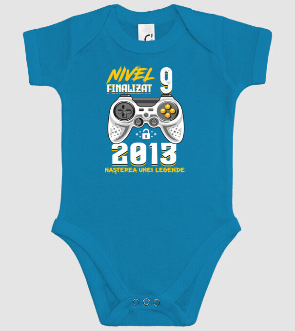 Nivel 9 finalizat. 2013 nașterea unei legende model turcoaz pe tricou